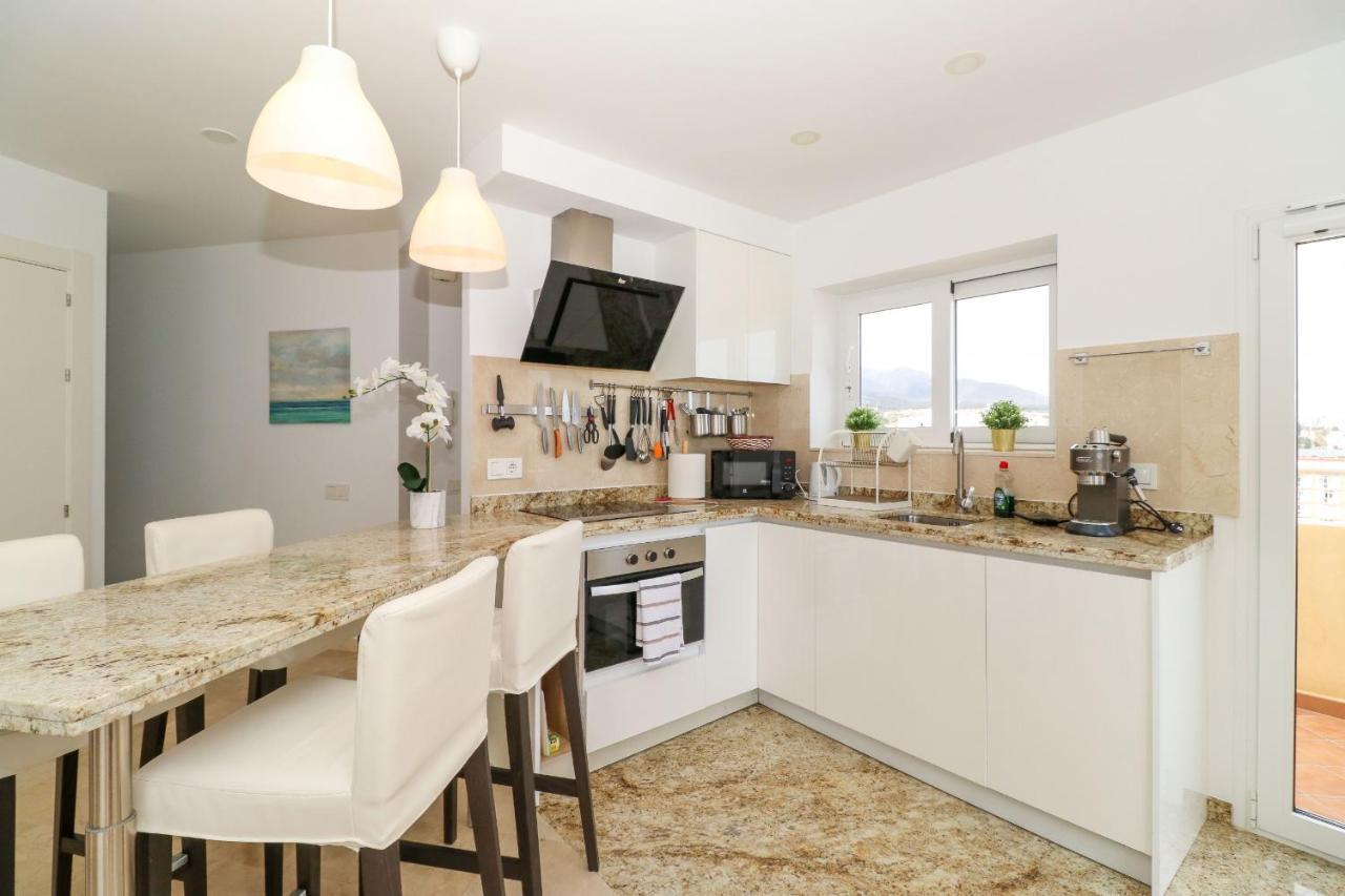 Penthouse With Panoramic Views - Puerto Marina Daire Benalmádena Dış mekan fotoğraf
